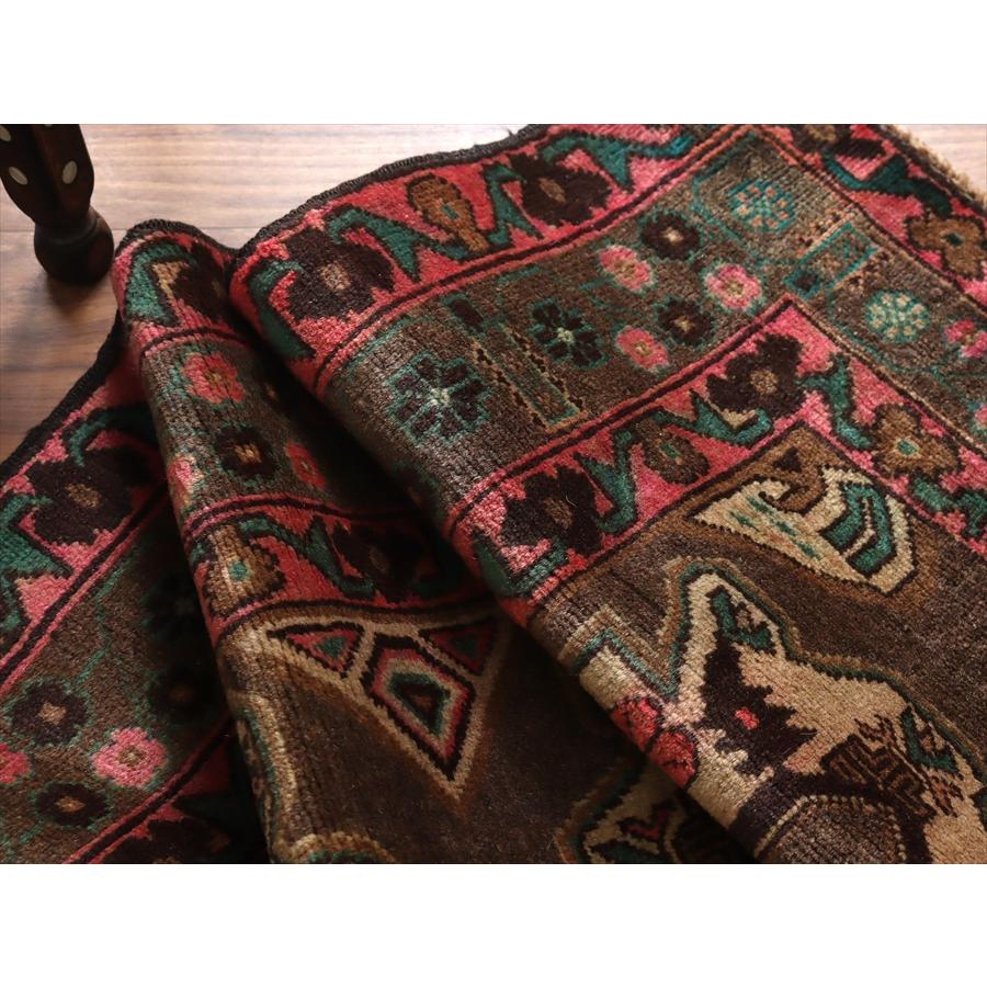 トライバルラグ バルーチ 148x95cm ２つのメダリオン ブラウン |  | 10