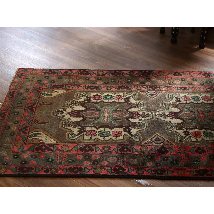 トライバルラグ バルーチ 148x95cm ２つのメダリオン ブラウン |  | 03