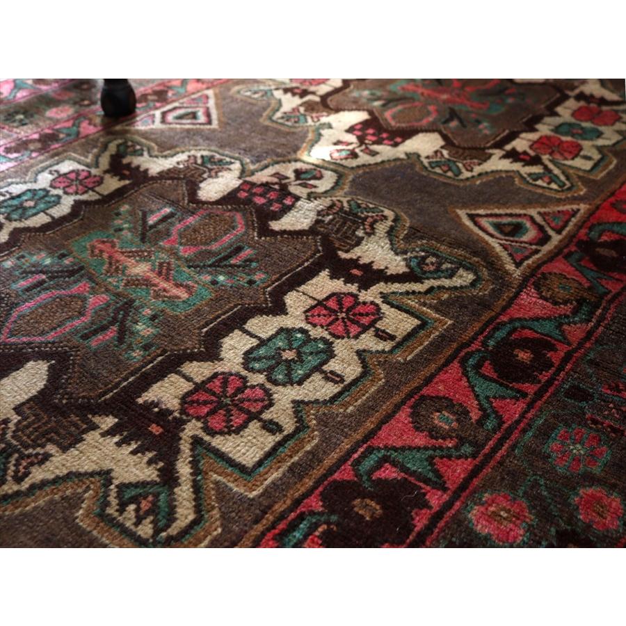 トライバルラグ バルーチ 148x95cm ２つのメダリオン ブラウン |  | 05