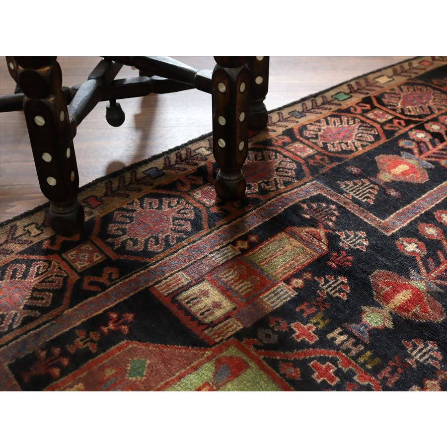 トライバルラグ バルーチ 121x82cm ミフラープ ブラック |  | 04