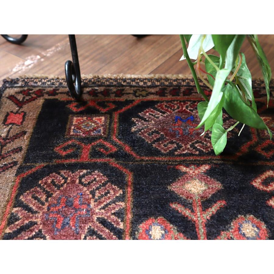 トライバルラグ バルーチ 121x82cm ミフラープ ブラック |  | 07