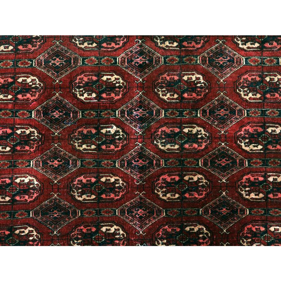 クンドゥズ アフガン絨毯 247x196cm 手織りラグ 細かな織りの幾何学モチーフ |  | 04