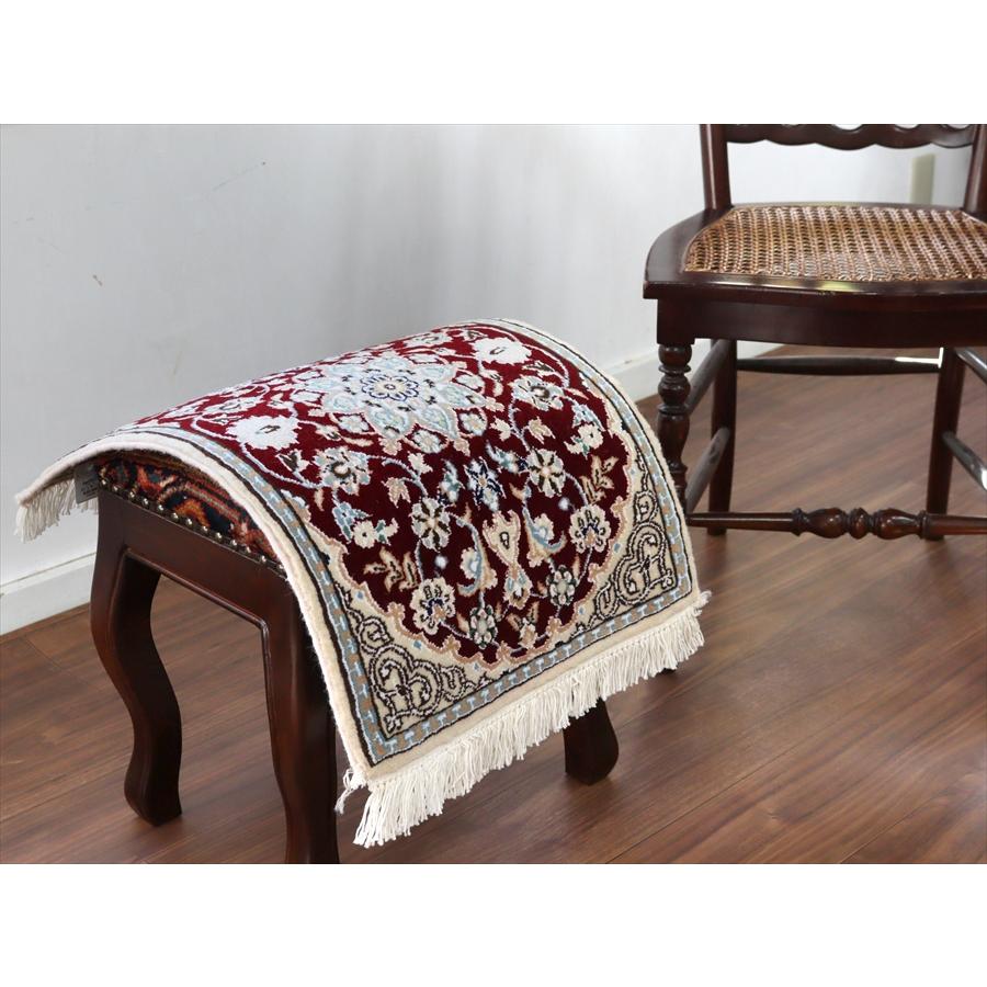 ペルシャ絨毯 ナイン 61x41cm Nain 9La ボルドー |  | 03