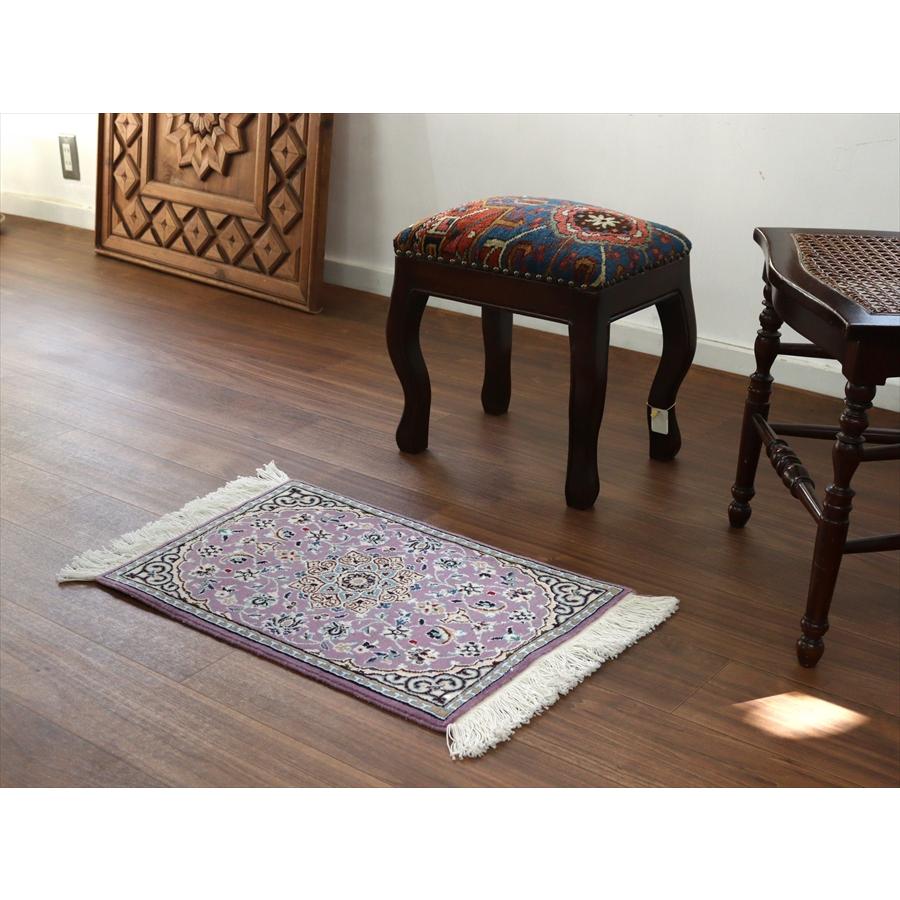 ペルシャ絨毯 ナイン 60x40cm Nain 9La ヴァイオレット |  | 01