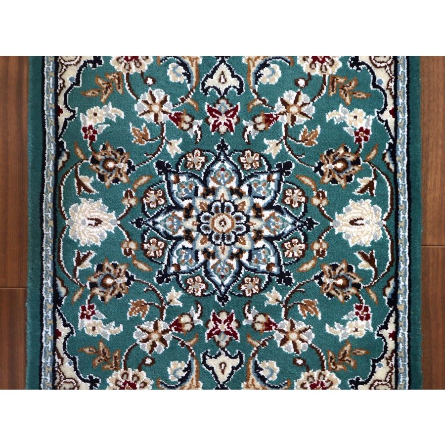 ペルシャ絨毯 ナイン 54x40cm Nain 9La エメラルド |  | 02