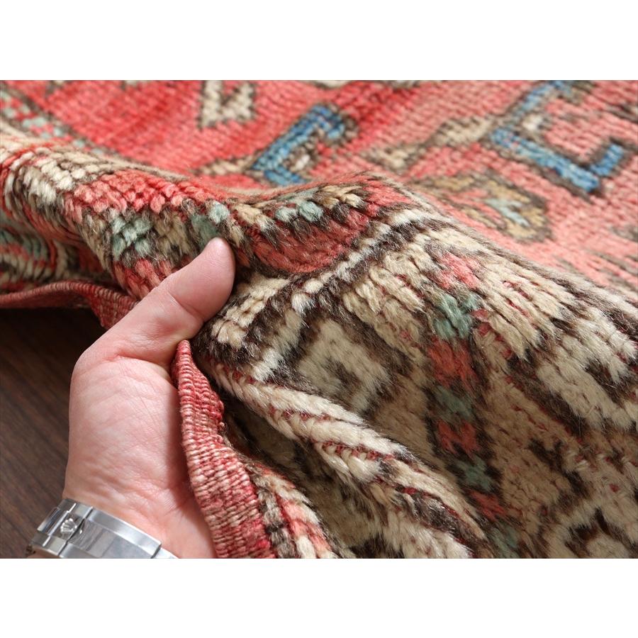 トルコ絨毯 チャナッカレ 175x119cm 色褪せたレッド＆ブルー |  | 11