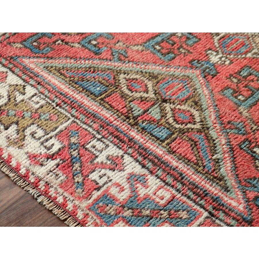 トルコ絨毯 チャナッカレ 175x119cm 色褪せたレッド＆ブルー |  | 12