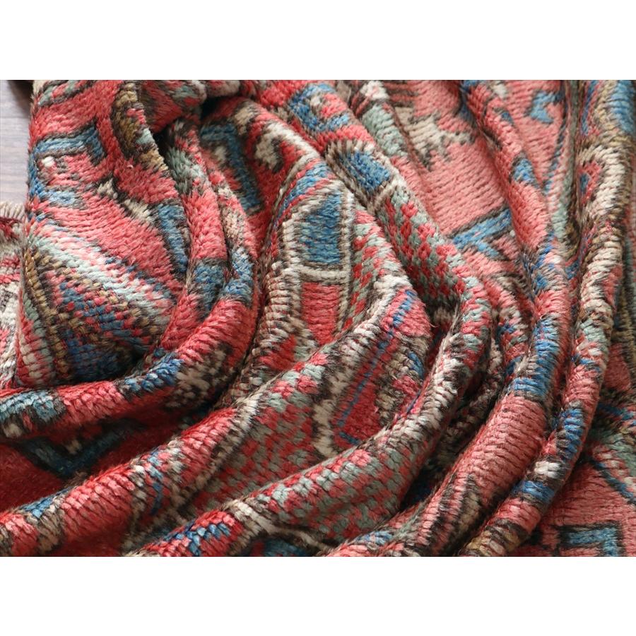 トルコ絨毯 チャナッカレ 175x119cm 色褪せたレッド＆ブルー |  | 13