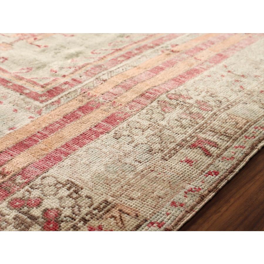 トルコ絨毯 シワス 213x124cm 色褪せたミフラープ |  | 06