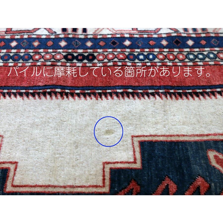 オールドラグ シルヴァン 150x120cm 手織り絨毯 幾何学モチーフ |  | 11