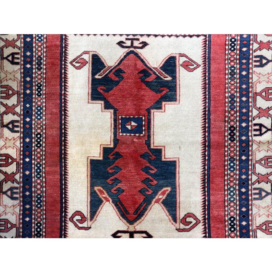 オールドラグ シルヴァン 150x120cm 手織り絨毯 幾何学モチーフ |  | 04