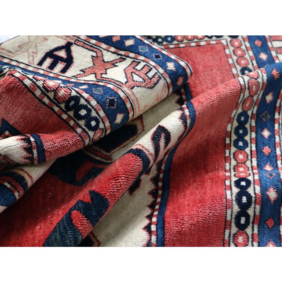 オールドラグ シルヴァン 150x120cm 手織り絨毯 幾何学モチーフ |  | 07