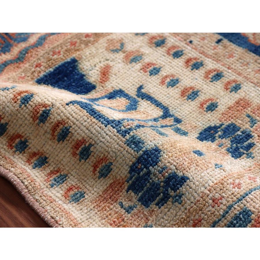 イランの手織り絨毯 バフティアリ 222x60cm タイルデザイン 細長いサイズ |  | 10