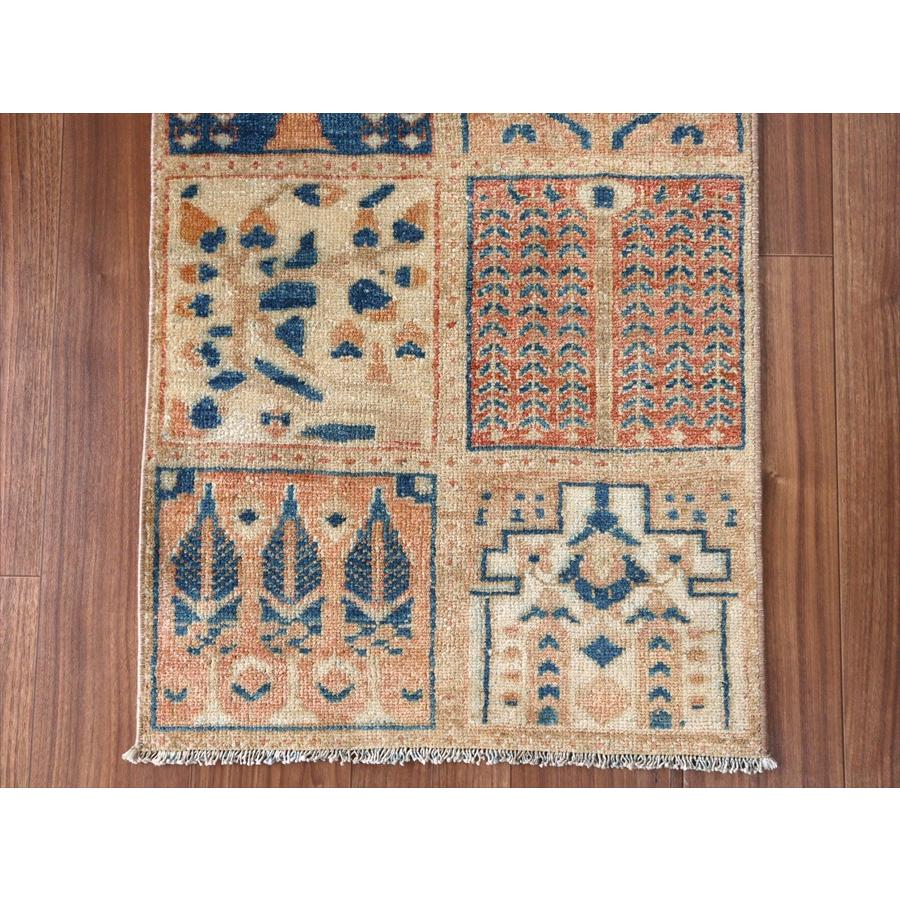 イランの手織り絨毯 バフティアリ 222x60cm タイルデザイン 細長いサイズ |  | 04