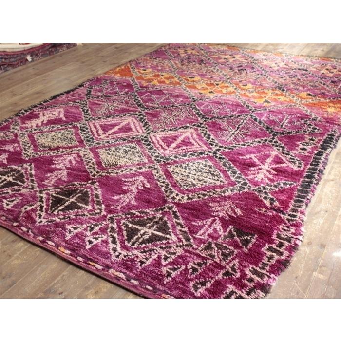 モロッコ Morocco オールドカーペット エリアラグ 298x186cm Zaiane