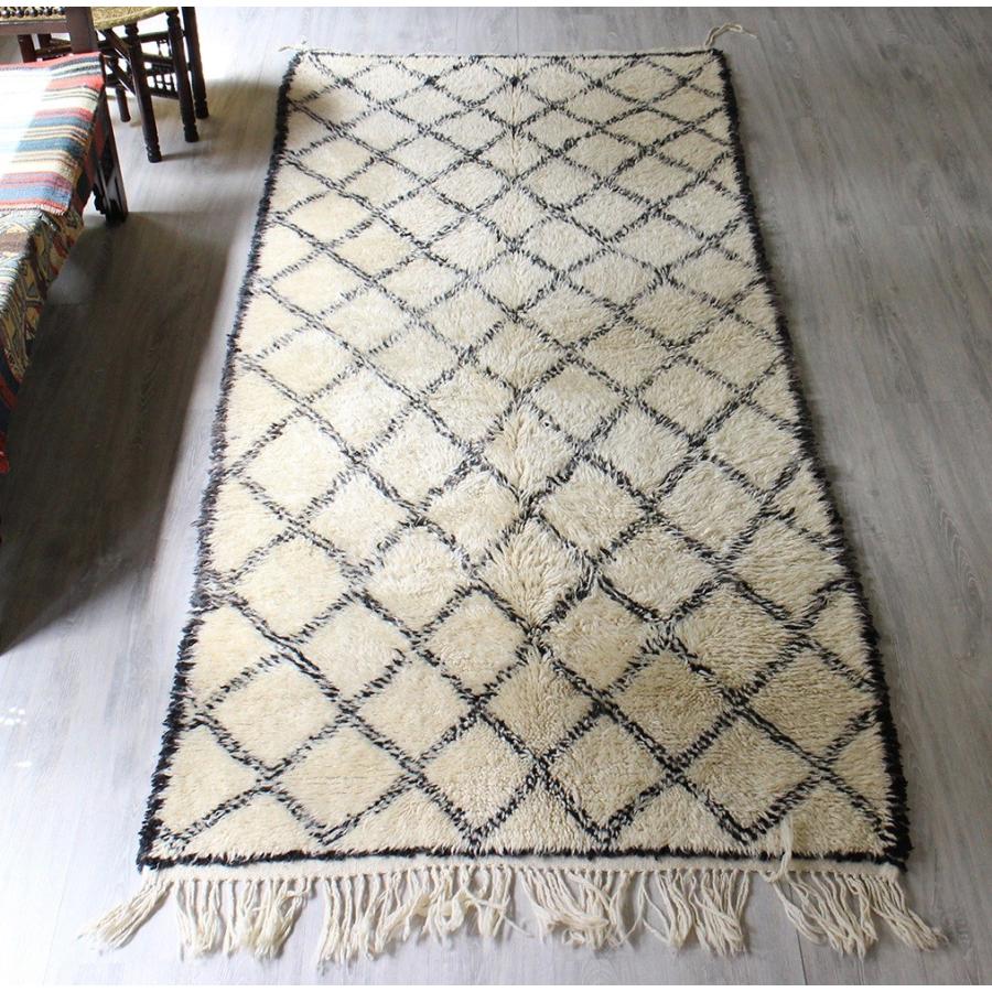モロッコ Morocco オールドカーペット エリアラグ255×120cmBeni Ouaren 