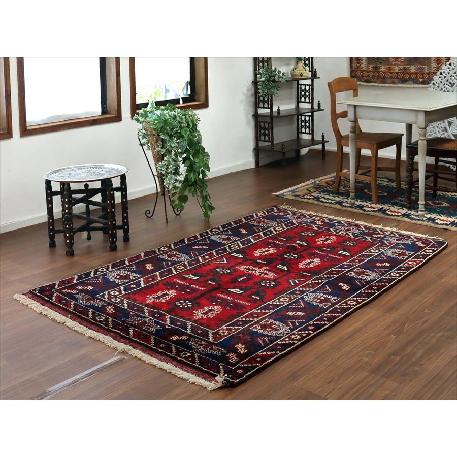 トルコ伝統の手織りラグ ドゥシュメアルトゥ 204x131cm カリヨラサイズ 生命の樹とエリベリンデ |  | 01