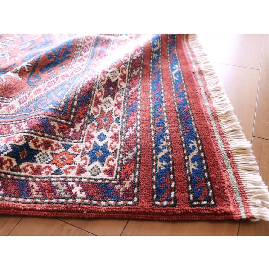 トルコの手織りカーペット ラグ/西アナトリア アンティーク リ