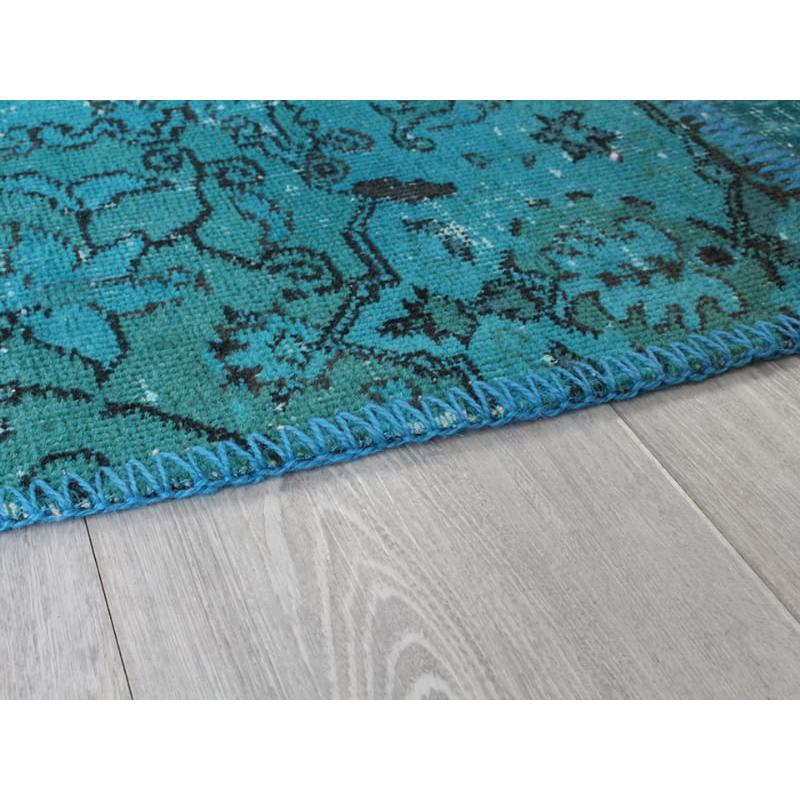 リサイクル・パッチワークラグ 243x171cm ブルーグリーン/カリヨラサイズ |  | 10