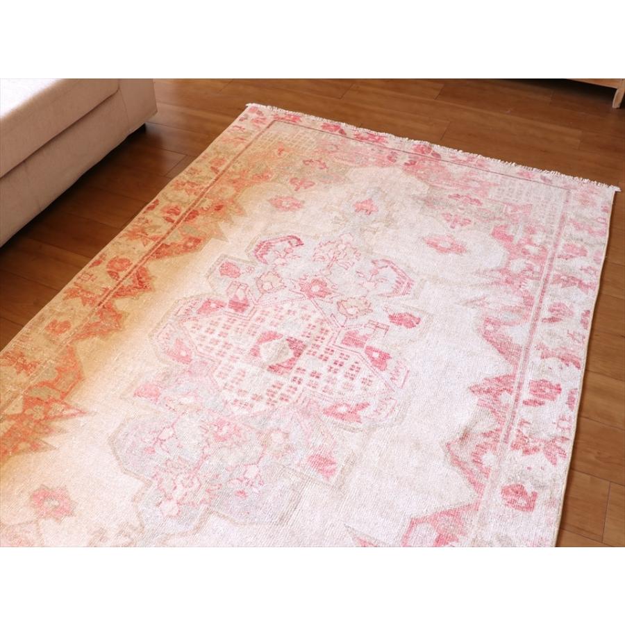 ヴィンテージラグ/トルコじゅうたん 215x135cm アヴァノス ヴィンテージラグ/トルコじゅうたん 215x135cm アヴァノス