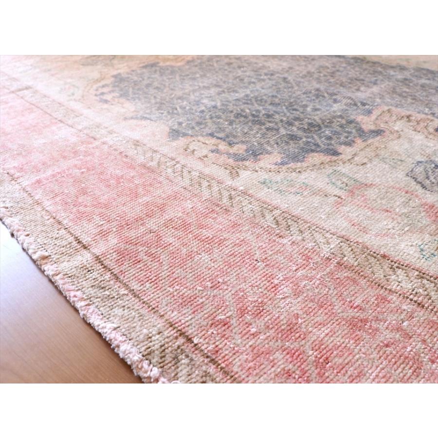 ヴィンテージラグ/トルコじゅうたん 244x156cm ウスパルタ/花のモチーフ | ブランド登録なし | 08