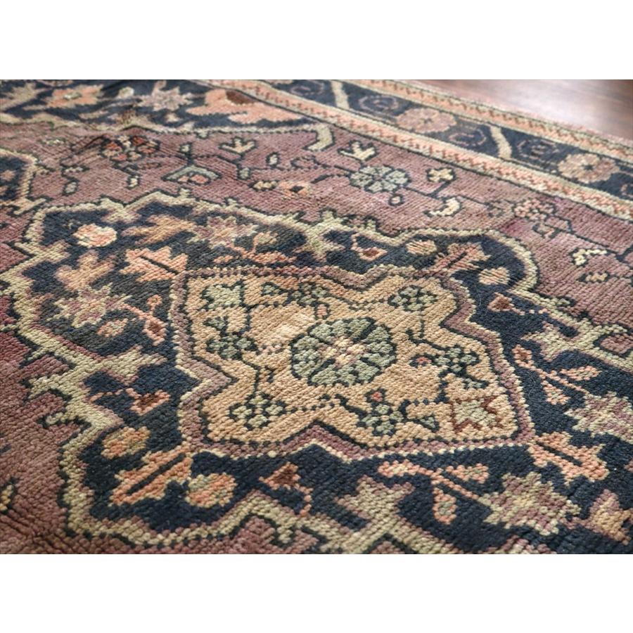 トルコじゅうたん トライバルラグ 180x104cm パステルに色褪せたあたたかみのある色使い |  | 09