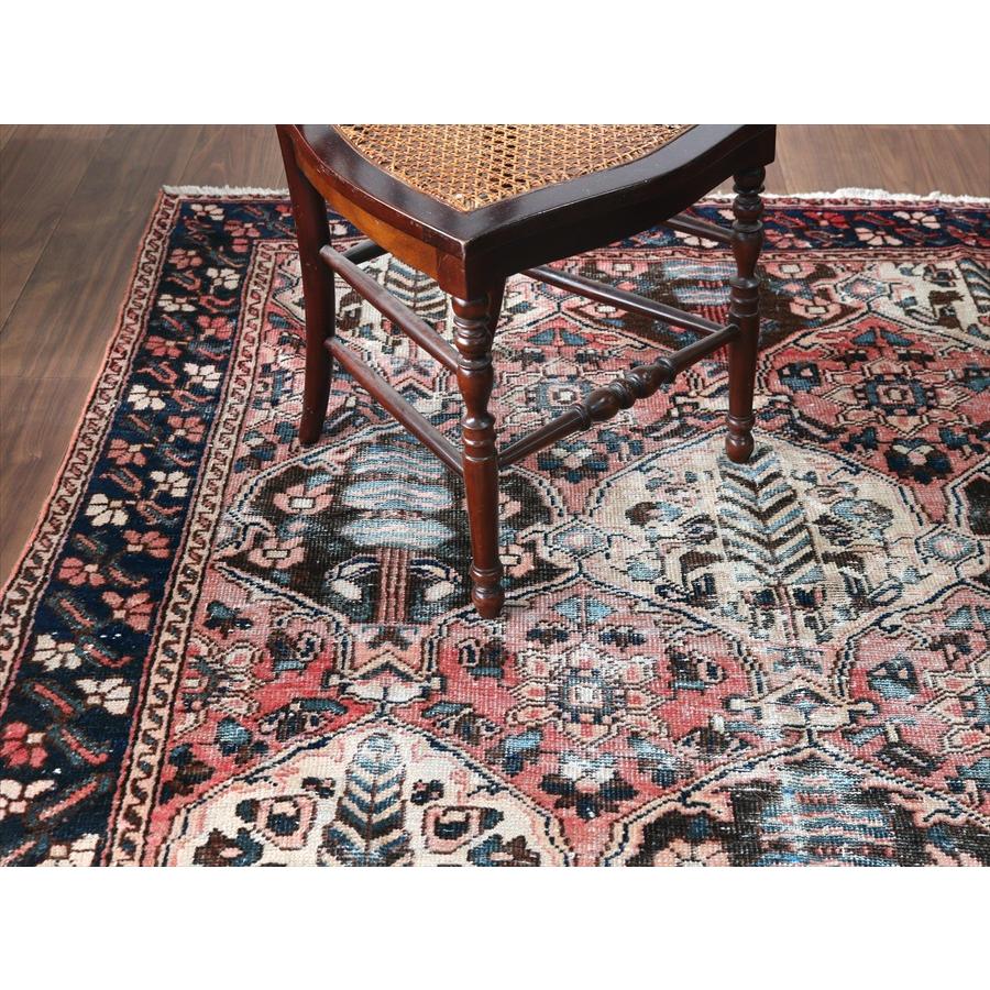 トライバルラグ バクティアリ族の部族絨毯 295x154cm 樹々と小花のデザイン |  | 10