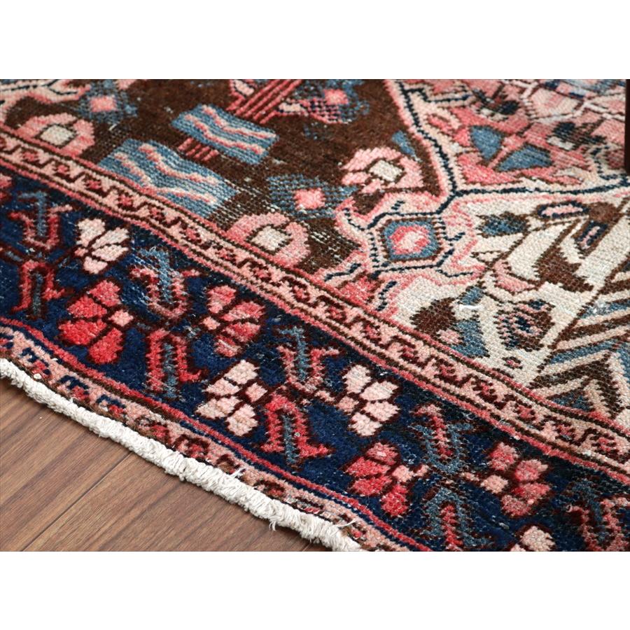 トライバルラグ バクティアリ族の部族絨毯 295x154cm 樹々と小花のデザイン |  | 11