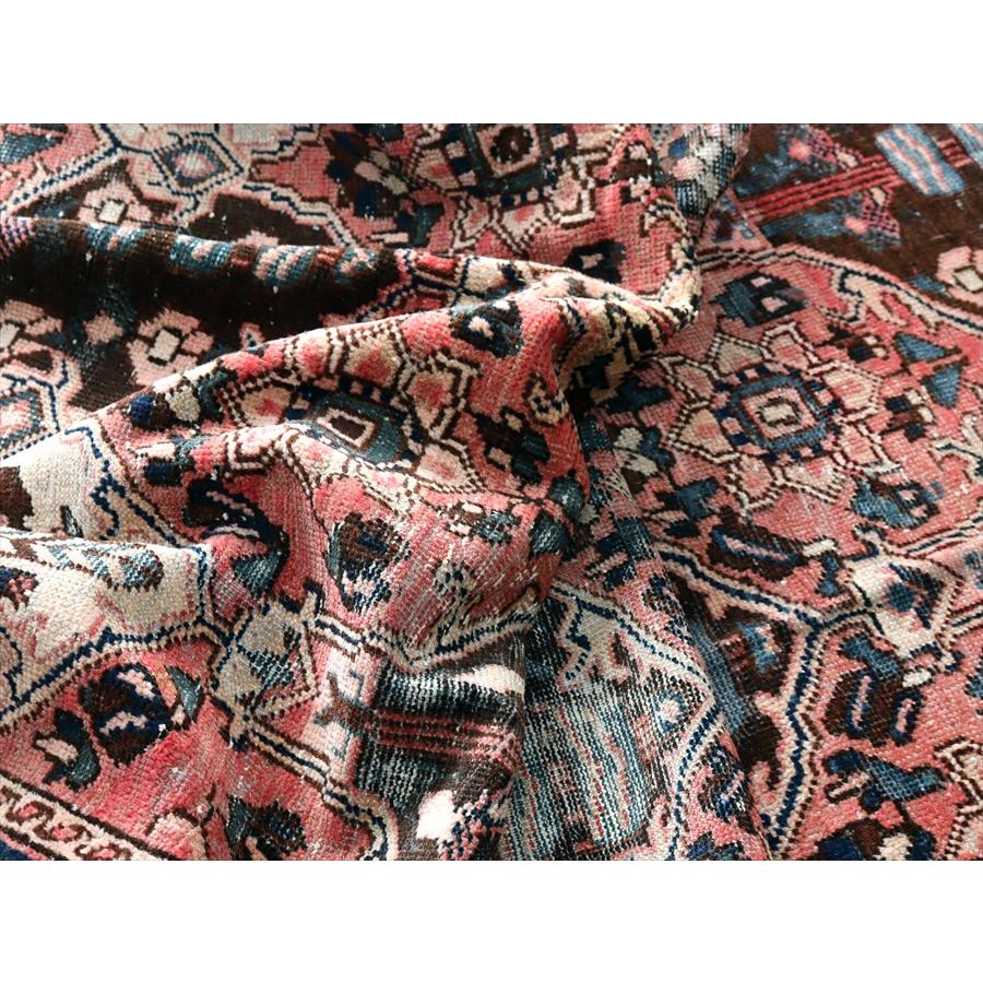 トライバルラグ バクティアリ族の部族絨毯 295x154cm 樹々と小花のデザイン |  | 12