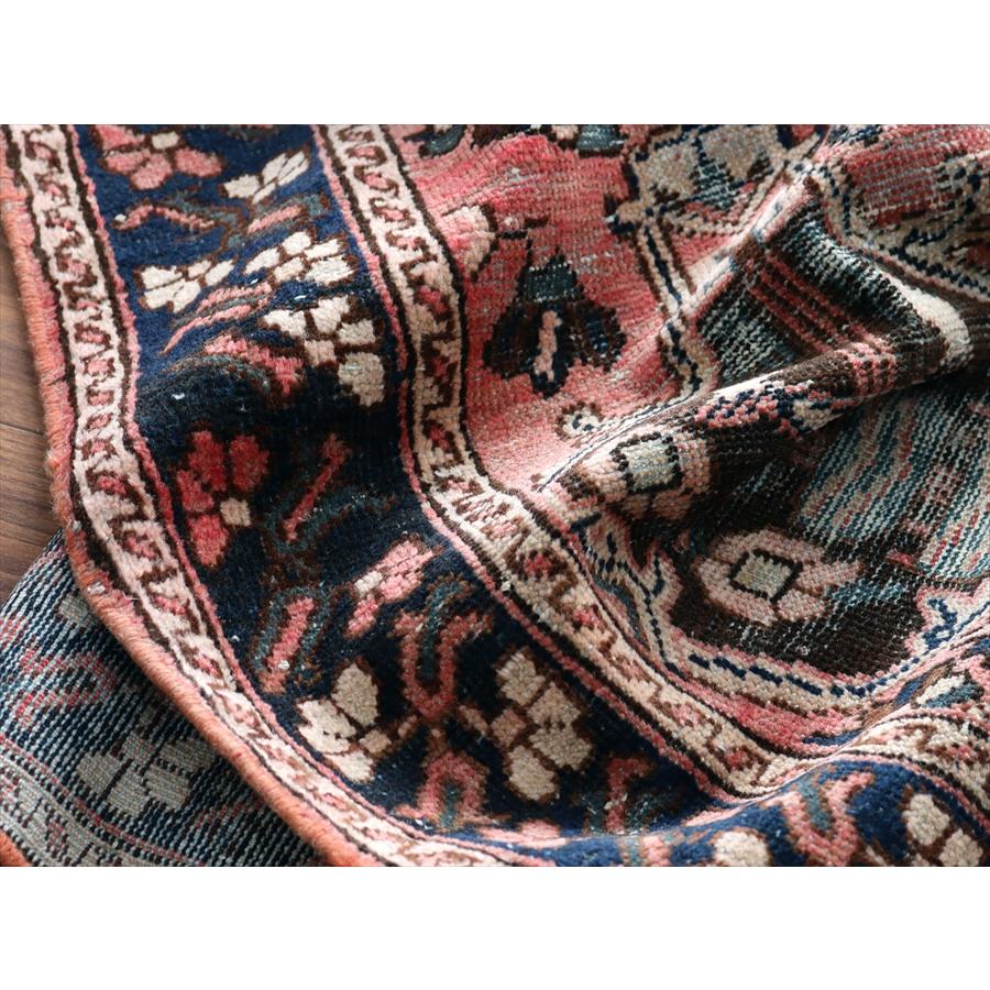 トライバルラグ バクティアリ族の部族絨毯 295x154cm 樹々と小花のデザイン |  | 13