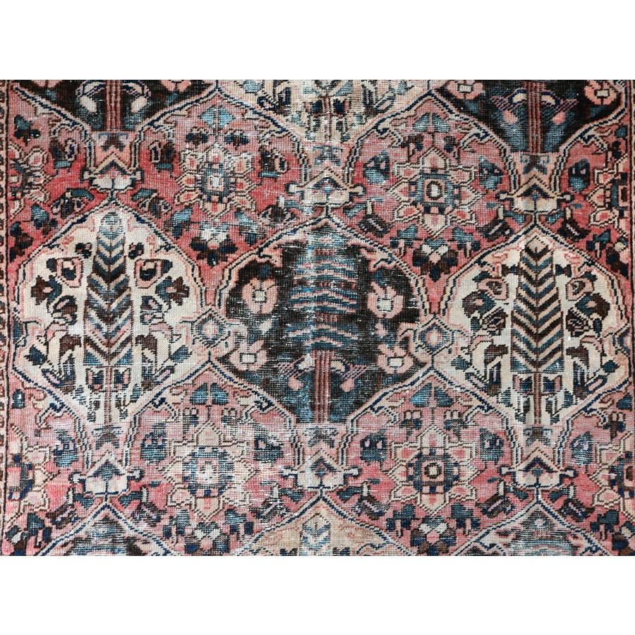 トライバルラグ バクティアリ族の部族絨毯 295x154cm 樹々と小花のデザイン |  | 04