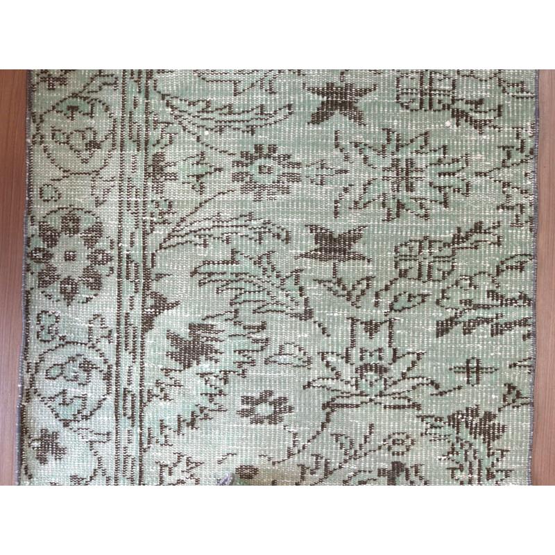 オーバーダイド ヴィンテージラグ ライトブルー 270x76cm トルコ手織り絨毯 アップサイクル | ブランド登録なし | 08