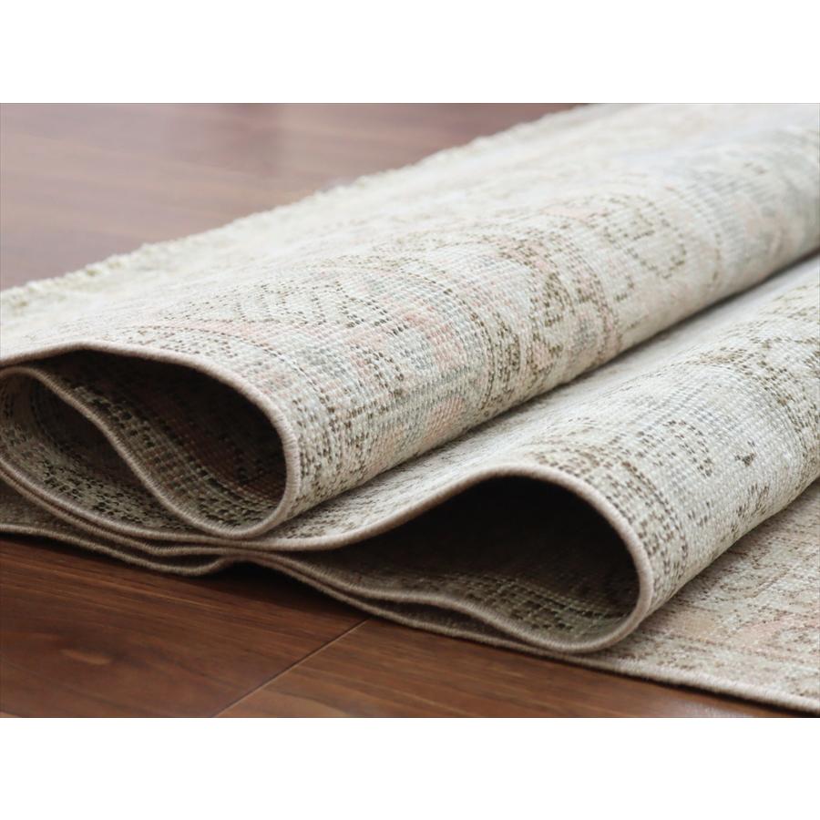 オールドラグ ヴィンテージウォッシュ 193x116cm ウスパルタ 花のメダリオン |  | 11