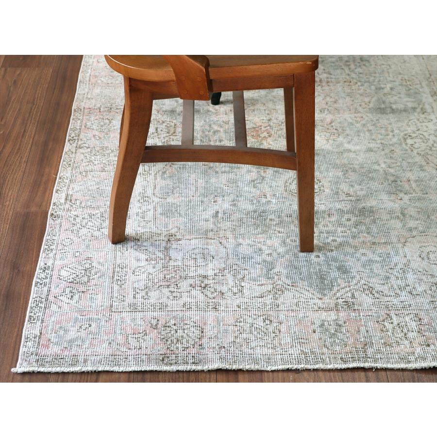 オールドラグ ヴィンテージウォッシュ 193x116cm ウスパルタ 花のメダリオン |  | 07