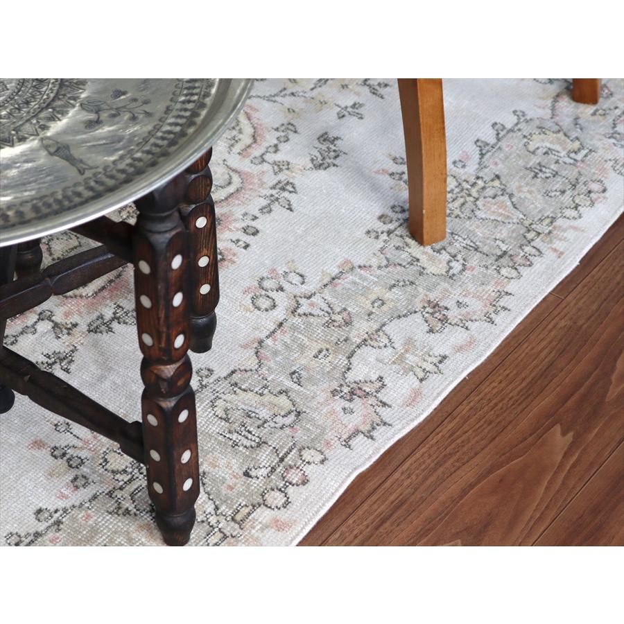 オールドラグ ヴィンテージウォッシュ 186x118cm ウスパルタ トルコ手織り絨毯 |  | 06