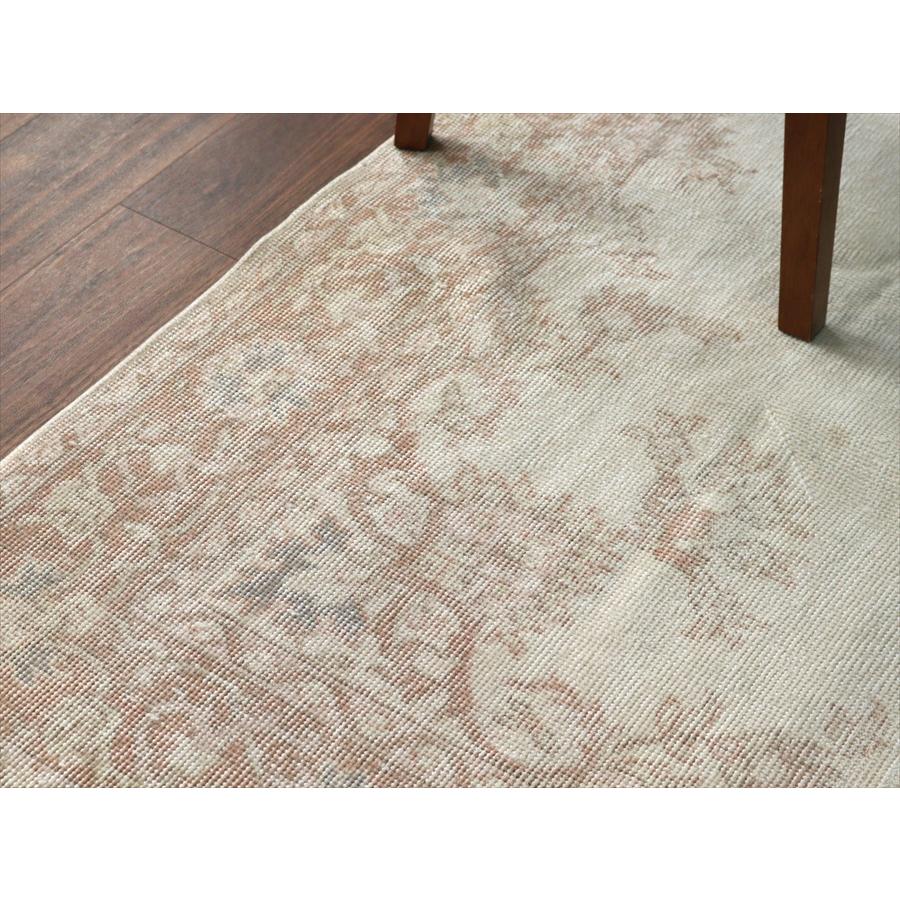 オールドラグ ヴィンテージウォッシュ 256x138cm ウスパルタ 花のメダリオン |  | 10