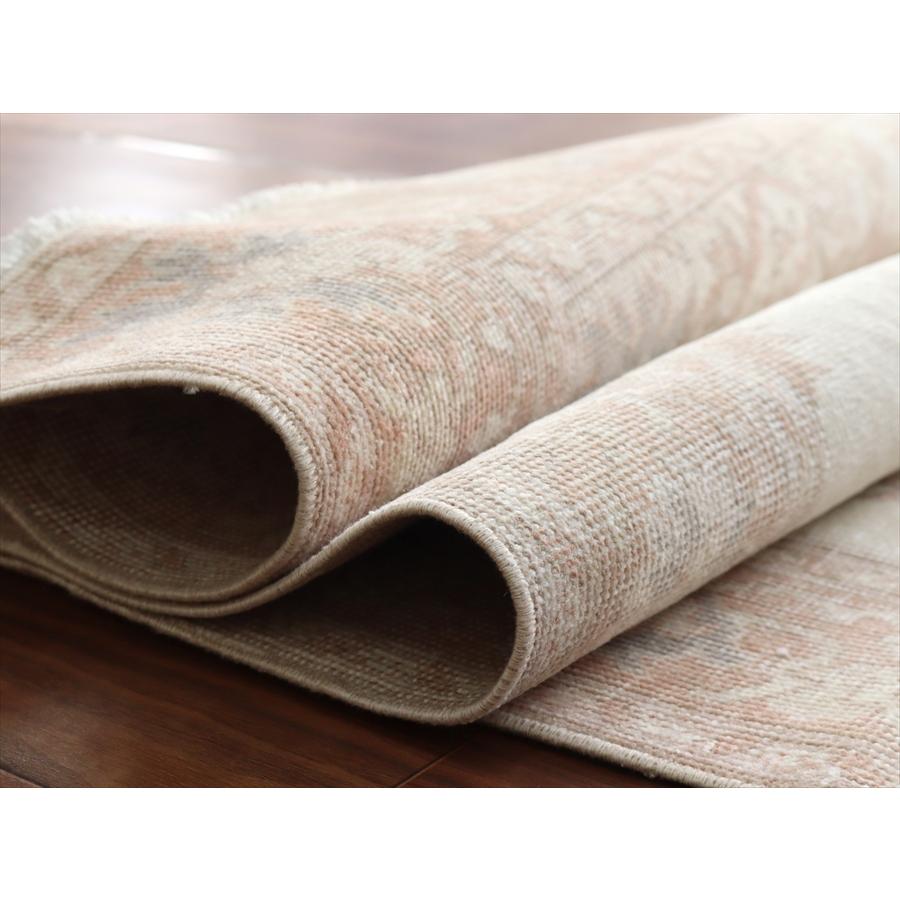 オールドラグ ヴィンテージウォッシュ 256x138cm ウスパルタ 花のメダリオン |  | 13