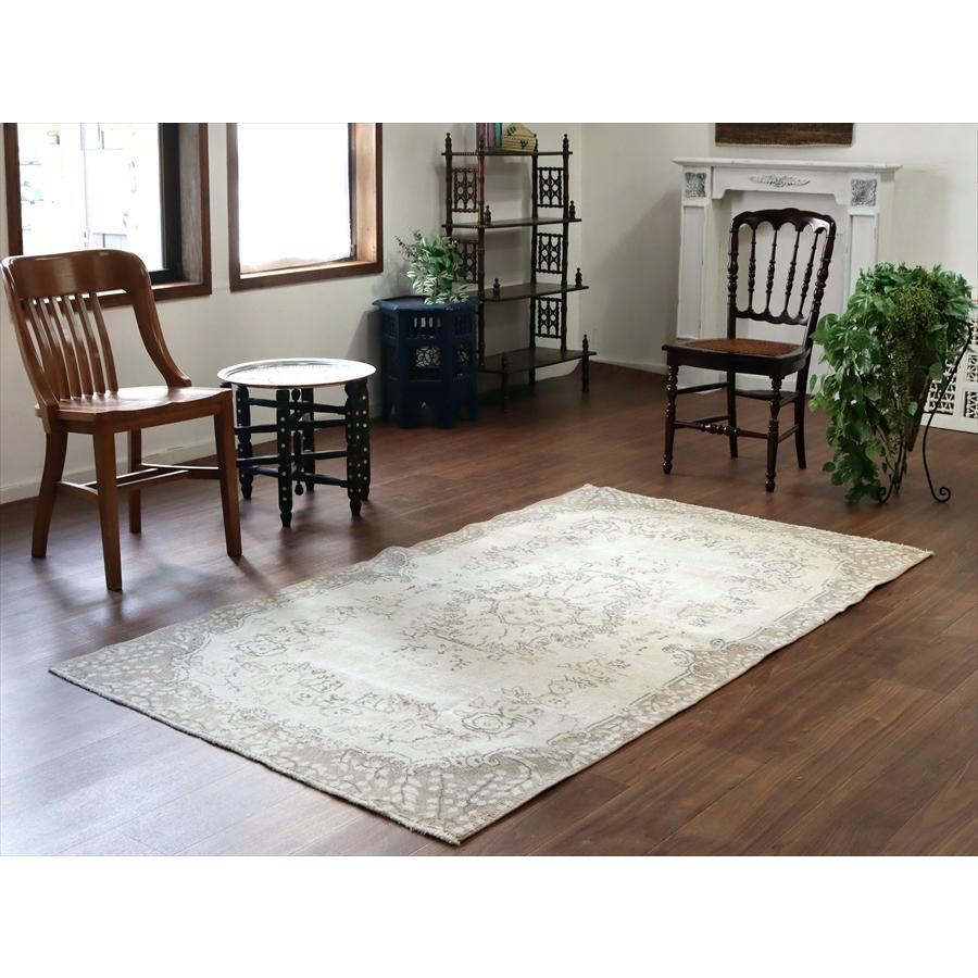 オールドラグ ヴィンテージウォッシュ 210x120cm ウスパルタ トルコ手織り絨毯 |  | 01