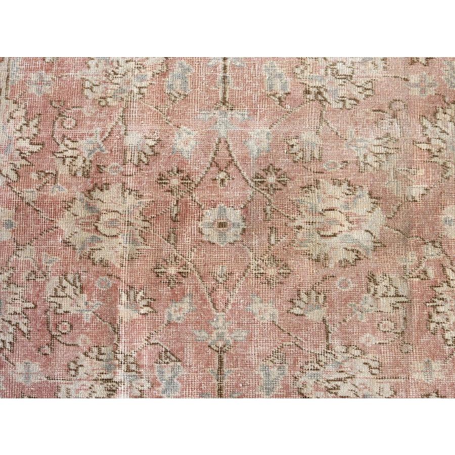 オールドラグ ヴィンテージウォッシュ 216x116cm ウスパルタ 花のメダリオン レッド |  | 04