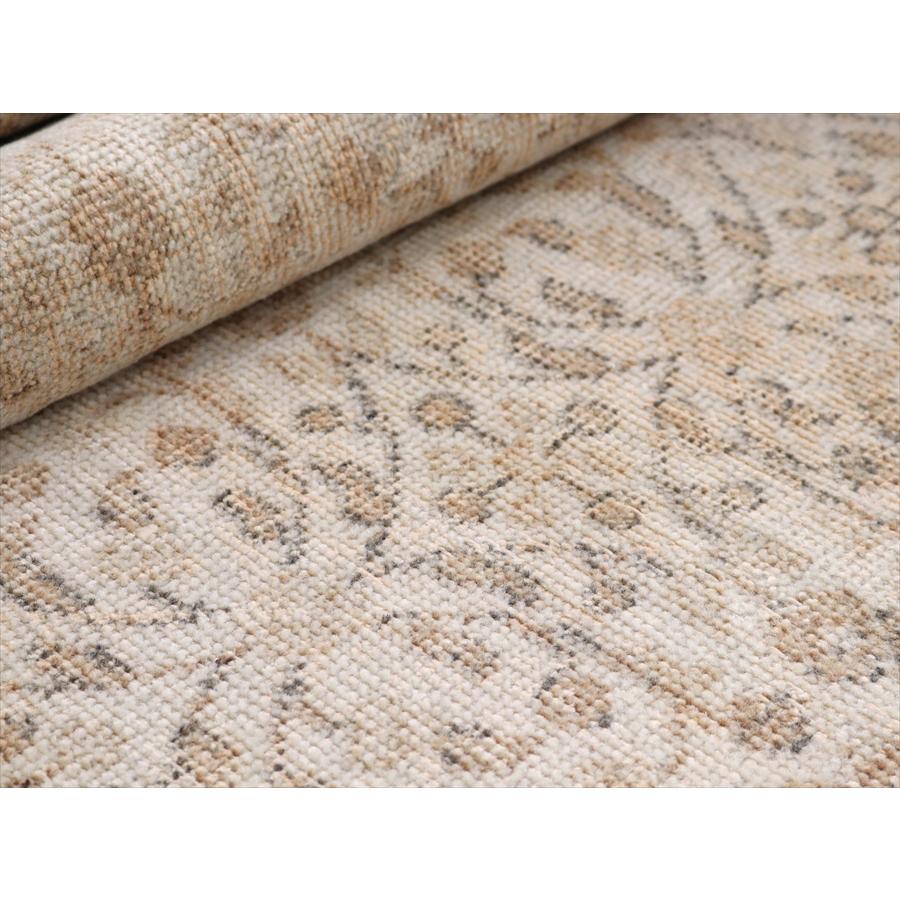 オールドラグ ヴィンテージウォッシュ 193x115cm ウスパルタ 花のアラベスク模様 |  | 11