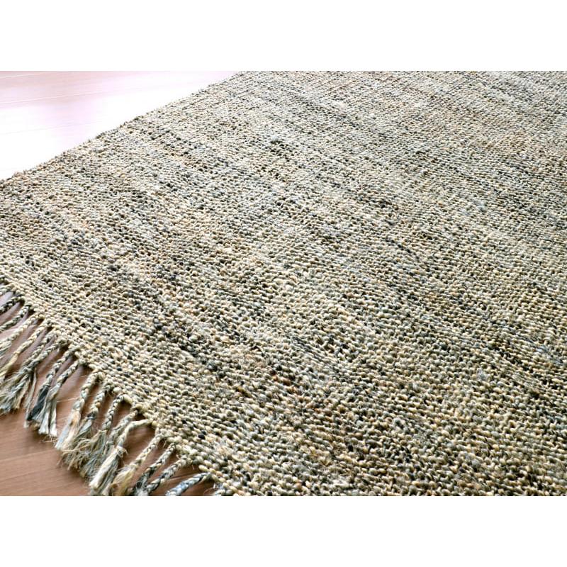 ジュートラグ 手織り　天然繊維　麻　 170x120cm グレー | ブランド登録なし | 03