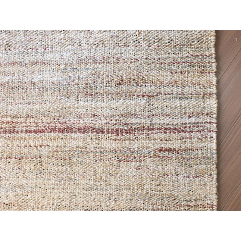 ジュートラグ 手織り　天然繊維　麻　 170x120cm ナチュラルベージュ | ブランド登録なし | 02