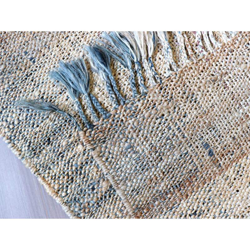 ジュートラグ 手織り　天然繊維　麻　 170x120cm ベージュグラデーション | ブランド登録なし | 06