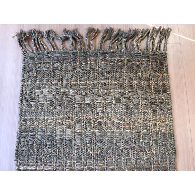ジュートラグ 手織り　天然繊維　麻　 120x80cm チャコール | ブランド登録なし | 02