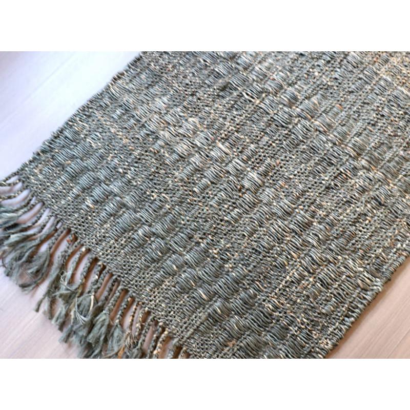 ジュートラグ 手織り　天然繊維　麻　 120x80cm チャコール | ブランド登録なし | 03