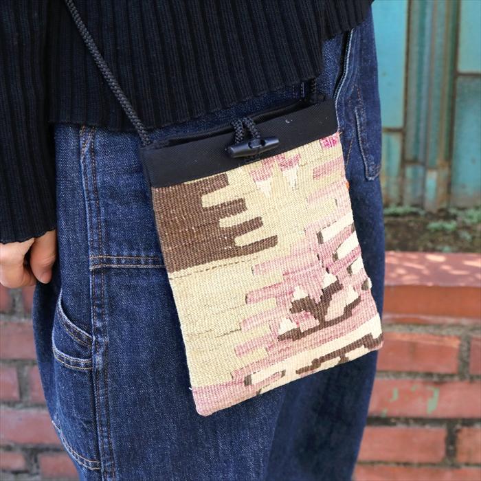 オールドキリムのポシェットSサイズ/Turkish Old Kilim Pochette Small size  20x16cm シブリヒサル | ブランド登録なし | 02