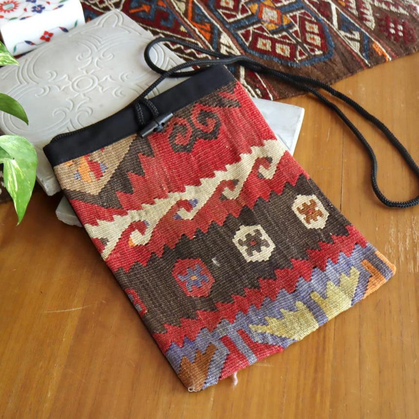 オールドキリム ポシェットMサイズシワス | ブランド登録なし | 01