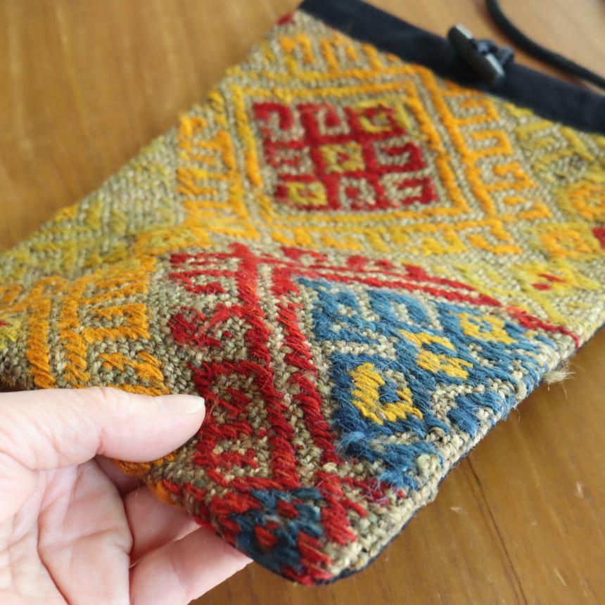 オールドキリム ポシェットMサイズコンヤ | ブランド登録なし | 01