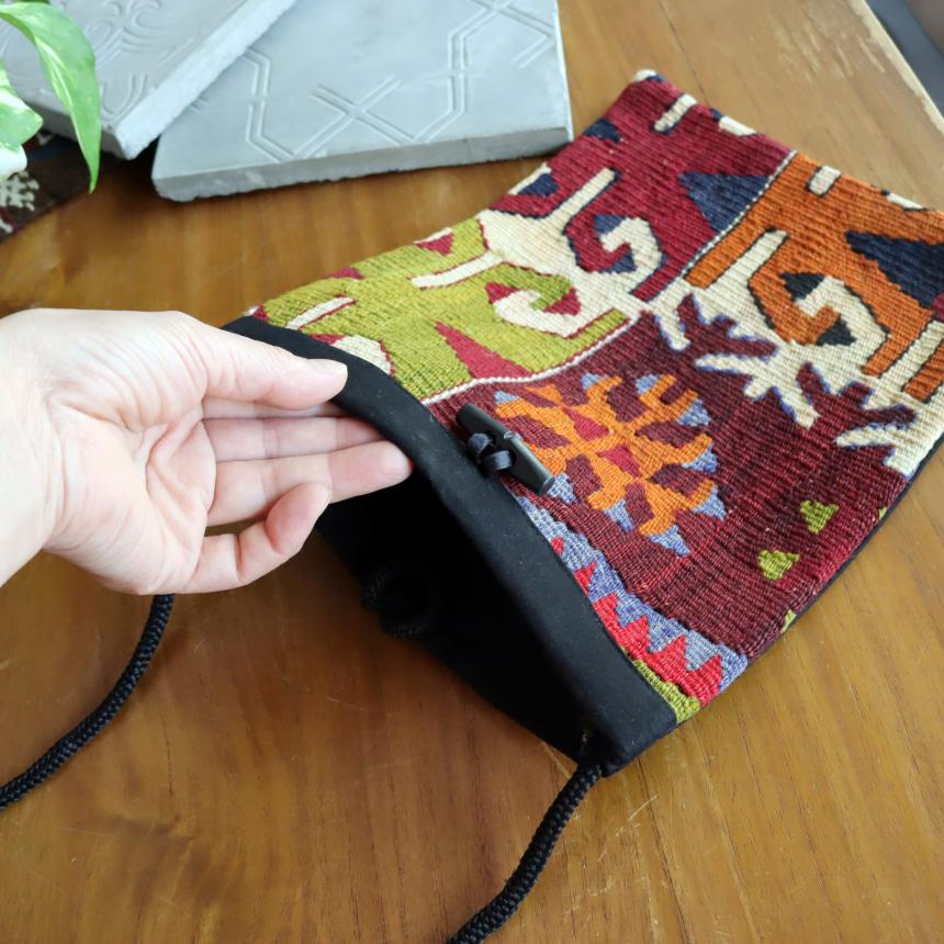 オールドキリム ポシェットMサイズシワス | ブランド登録なし | 01
