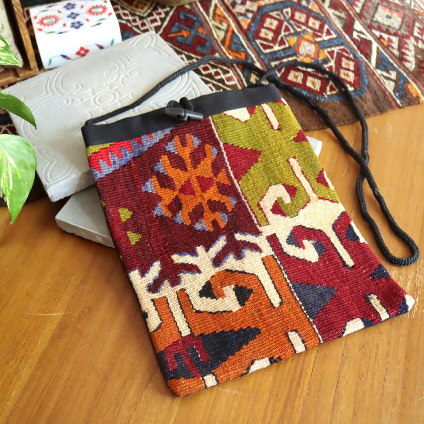 オールドキリム ポシェットMサイズシワス | ブランド登録なし | 02